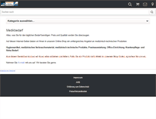 Tablet Screenshot of medikbedarf.de